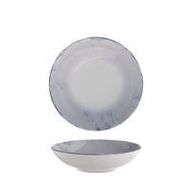 17 stk. Tallerken coupe dyb blå 215 mm Stone