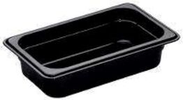 17 stk. Kantine 1/4 GN  D65 mm sort Cambro