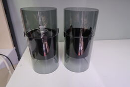 Stelton Lucie Hurricane Olielampe Smoke 2 Stk.
