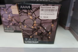 6 pk. Sirius Julius LED lyskæde ude & inde hvid 900 cm