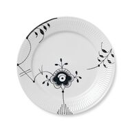 Royal Copenhagen Sort Mega Riflet nr. 6 tallerken 27 cm
