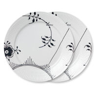 Royal Copenhagen Sort Mega Riflet nr. 2 tallerken 2 stk. 27cm