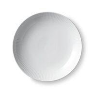 2 stk. Royal Copenhagen Hvid Riflet moderne tallerken 20 cm