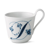 Royal Copenhagen Alfabet krus blå D 33 cl