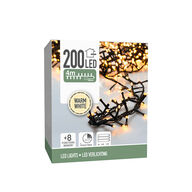 5 pk. Klyngelyskæde ude & inde 200 LED