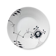 Royal Copenhagen Sort Mega Riflet dyb tallerken 24 cm