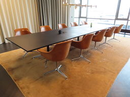 Konferencebord, HOLMRIS med 10 stole JØRGEN KASTHOLM JK 810