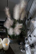 Kunstig plante i krukke
