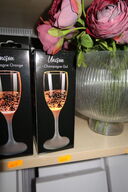 3 stk. champagneglas UNISON Gul