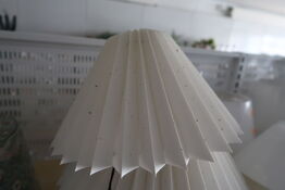 1 stk. Lampeskærm Plisse 18 Cut