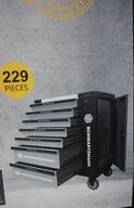 Schwartzmann værktøjsvogn. Syv skuffer inkl. værktøj Grey/Black