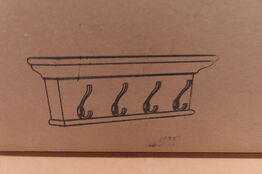 Knagerække NOVASOLO HALIFAX D 160