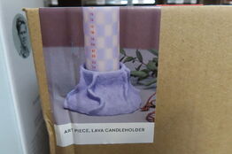 4 stk ART PIECE, LAVA CANDLEHOLDER