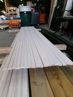 54 m glasliste, hvid 16 x27 mm