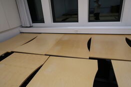 4 stk. el. hæve/sænke skriveborde EFG