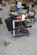 Værkstedsvogn med indhold