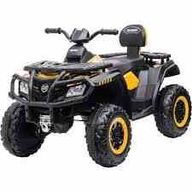 Børne ATV El-køretøj 12V sort/gul 