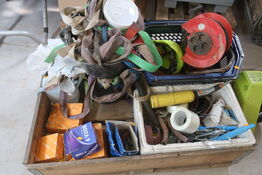 Slibeskiver, kabeltromle, tape, sandpapir m.m.