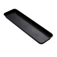 6 stk. Fad sort B744 x D213 x H50 mm Melamin