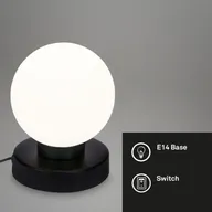 3 stk. briloner bordlampe 15,7cm i glas metal(ubrugt)