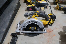 Akku rundsav DEWALT DCS391 med batteri