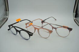 3 brillestel: 2 EINSTOFFEN og 1 HEYELANDER