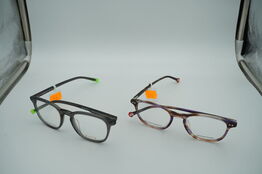 2 brillestel DUTZ og CLEMENCE MARGAUX 