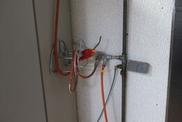 Trykluftpistol samt trykluftslange