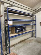 Lagerreol uden indhold (læs beskrivelse)