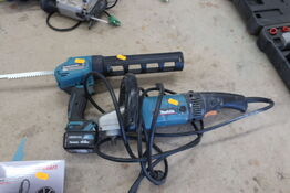 Akku fugepistol MAKITA CG100D, poleringsmaskine MAKITA 9227CB