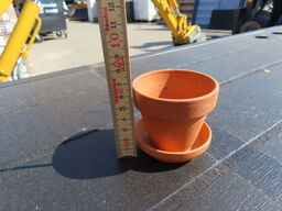 Potte med underskål 1000 stk (6,5 cm høj)