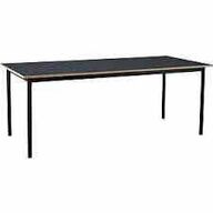Norr spisebord - sort 200x90 cm 