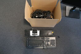 Tastatur, rollermouse, dockingstation LENOVO samt headset JABRA