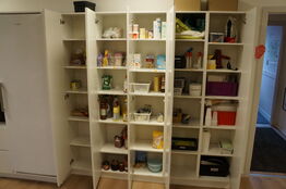 Indhold i 5 stk. skabe