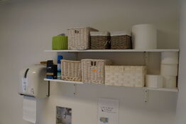 Puslebord, diverse bleer, m.v.