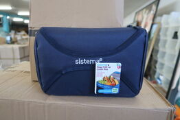 1 kasse (36 pr. stk.) Køletaske blå 4 ltr  SISTEMA TOGO 301227