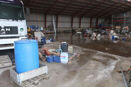 Div. Dunke, haveredskaber, løftestroppe, arbejdsborde, værktøj m.m.