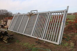 Skydelåge i galvaniseret stål