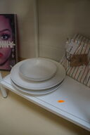 Tallerkner, vase, m.v.