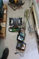 Røreværk, varmepistol LEISTER, 2 stk. ladere MAKITA