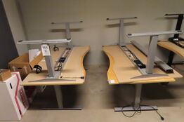 4 stk. Hæve/-sænkeborde 