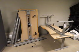 6 stk. Hæve/-sænkeborde 