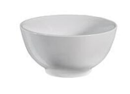 32 stk. Skål rund 150 mm 50 cl hvid porcelæn