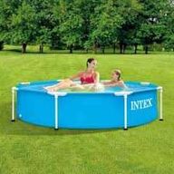 Intex swimmingpool med metalstel 244x51 cm