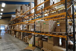 7 fag pallereoler uden indhold
