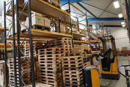 6 fag pallereoler uden indhold