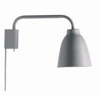 Fritz Hansen Caravaggio Read Væglampe Grå 25