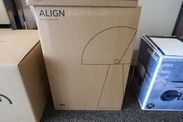 2 stk. DFTP bordlampe Align Chrome