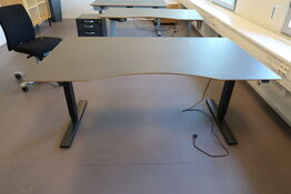 El. hæve/sænke skrivebord samt danmarkskort