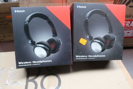 2 stk. trådløse hovedtelefoner